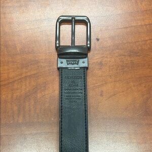 Levi's Reversible Black/Brown Belt with Silver Buckle
